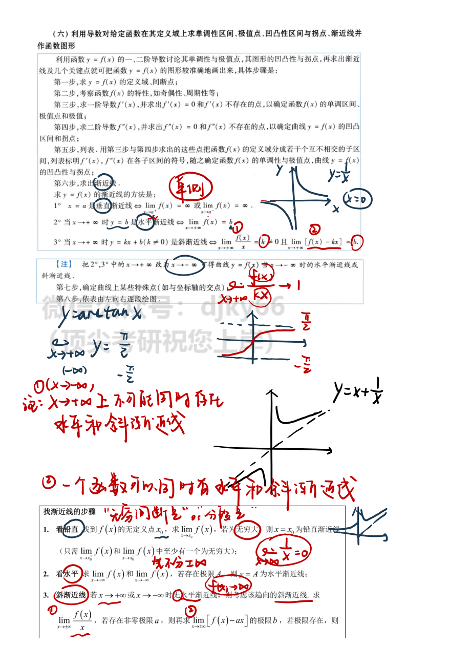 【12.13】高数习题课-习题课3 渐近线、函数作图、第二章习题课.pdf_第1页