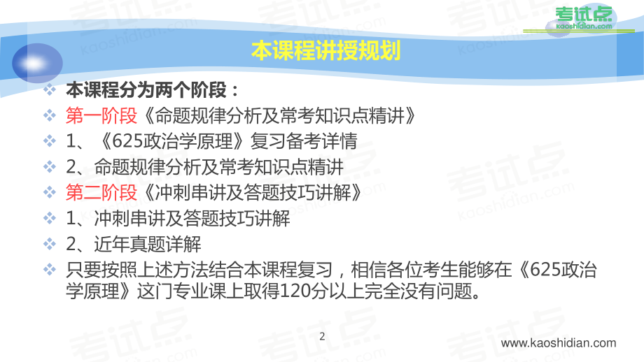 2015年考研中国人民大学《625政治学原理》命题规律分析及常考知识点精讲.pdf_第2页