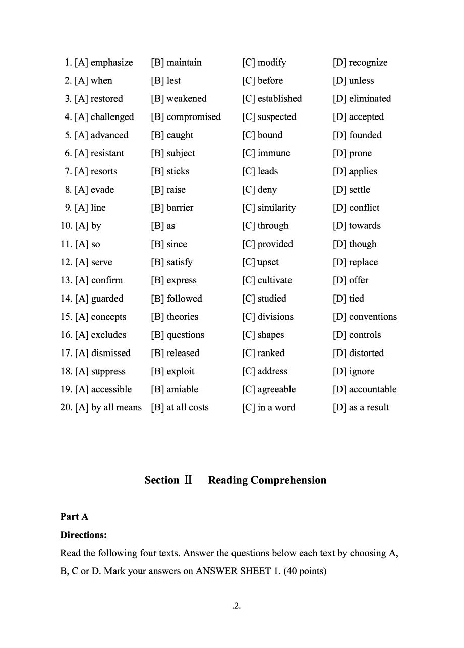 2012年考研英语一真题【无水印】分享(1).pdf_第3页