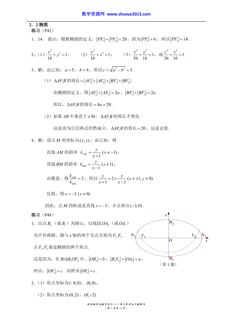 高中数学选修2-1第二章课后习题解答.doc_第3页